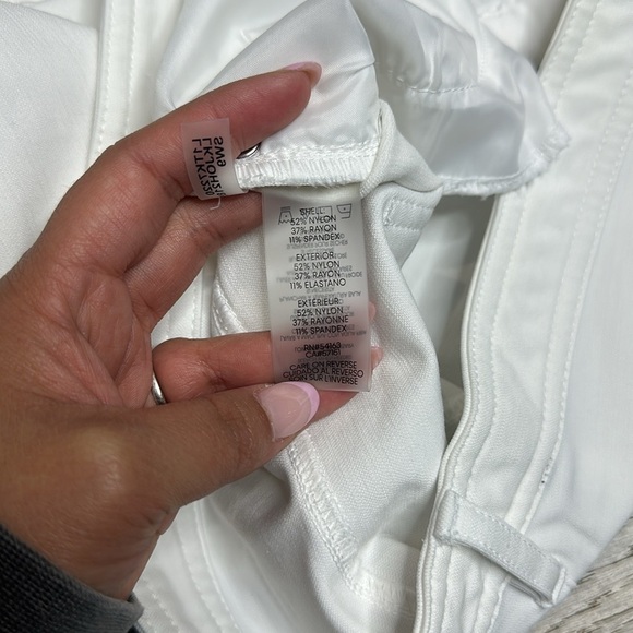 NEW KARL LAGERFELD PARIS High Rise Skinny Pants in White Sz 16 - Picture 14 of 14